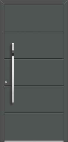Inotherm AK 502 – schlichte Aluminium-Haustür
