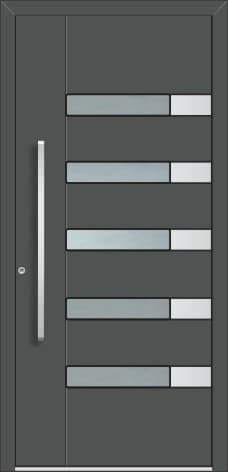 Inotherm AK 518 – markante Aluminium-Haustür